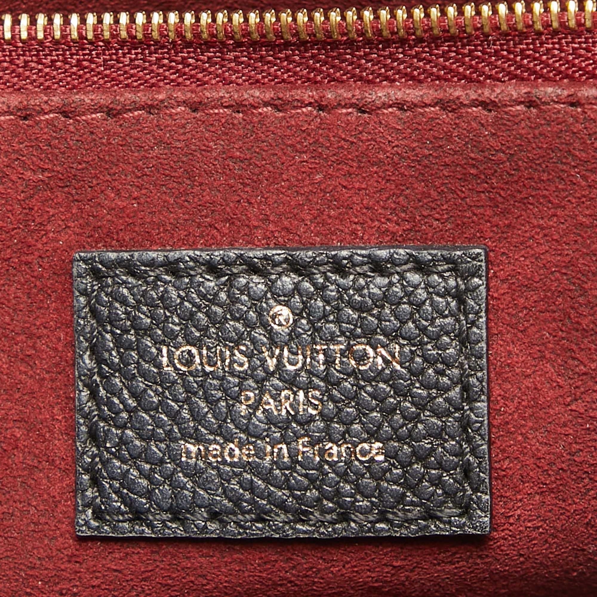 Louis Vuitton Black/Beige Empreinte Leather Onthego PM Bag 5
