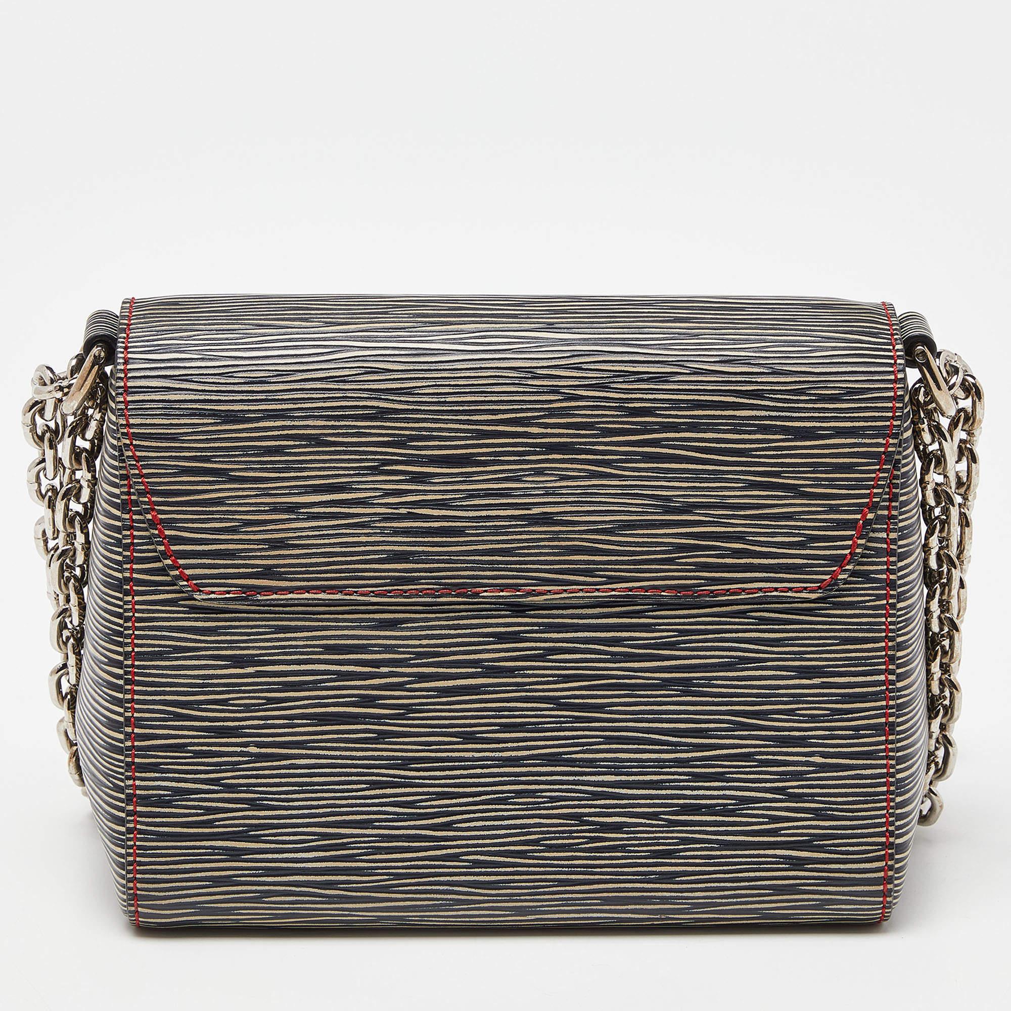 Women's Louis Vuitton Black/Beige Epi Leather Twist PM Bag