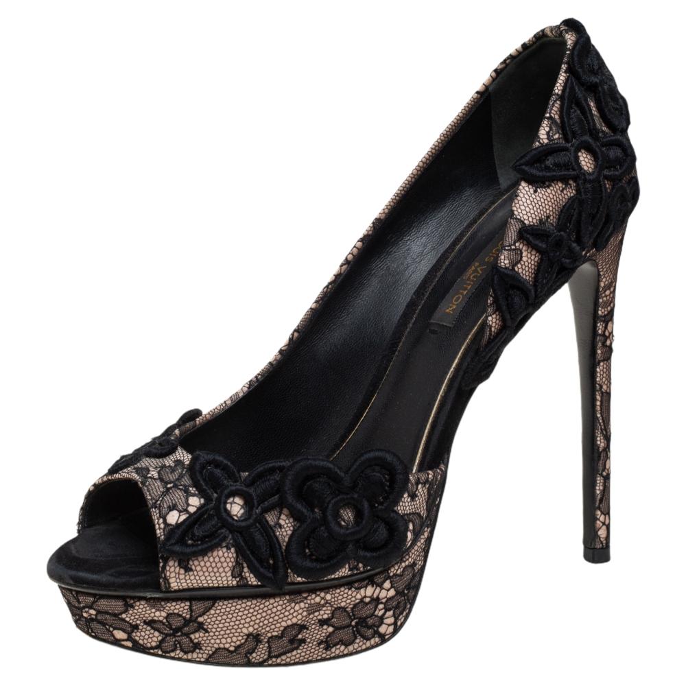 Open Toe D'orsay Pumps Size 35.5 at 1stDibs