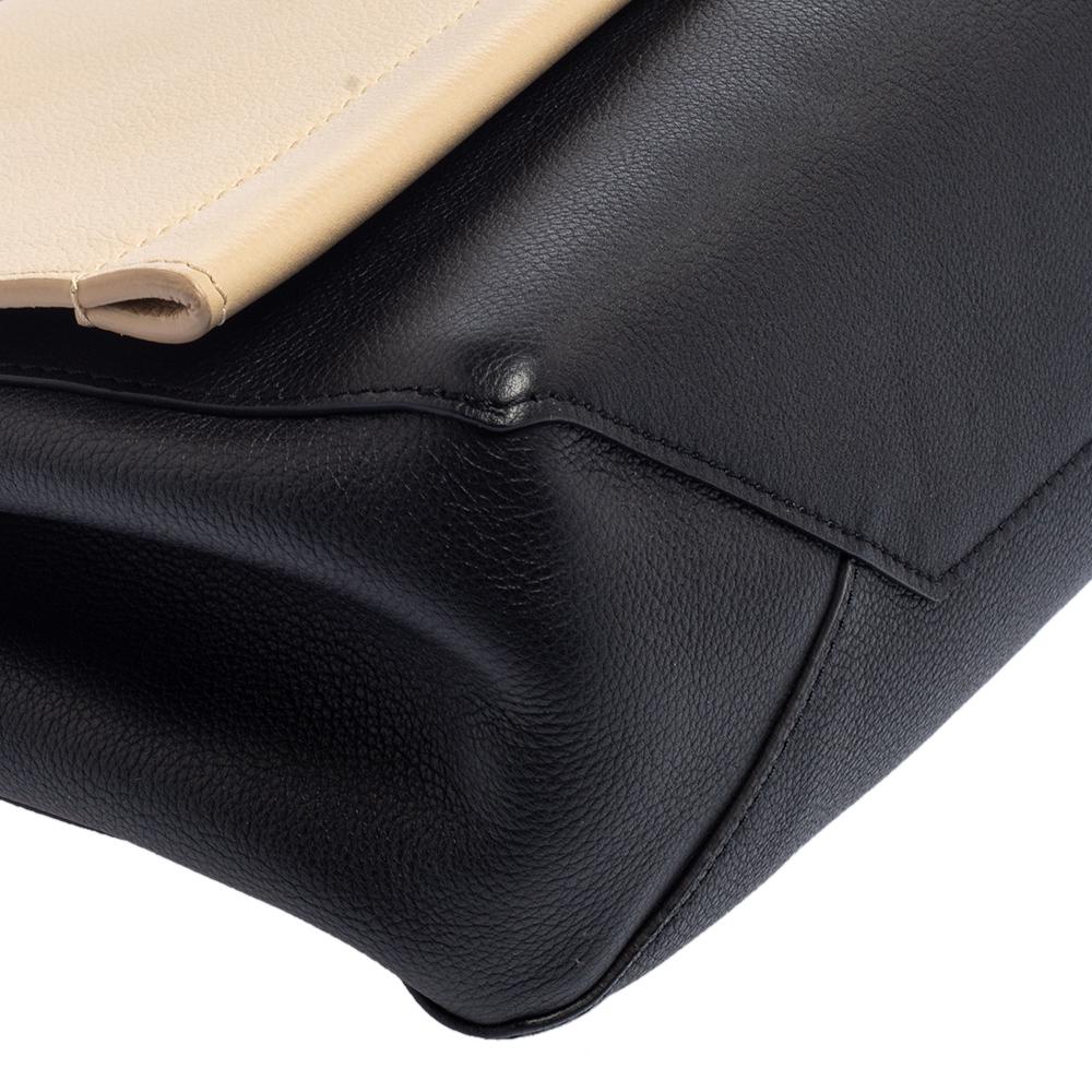Louis Vuitton Black/Beige Leather Lockme II Bag 3