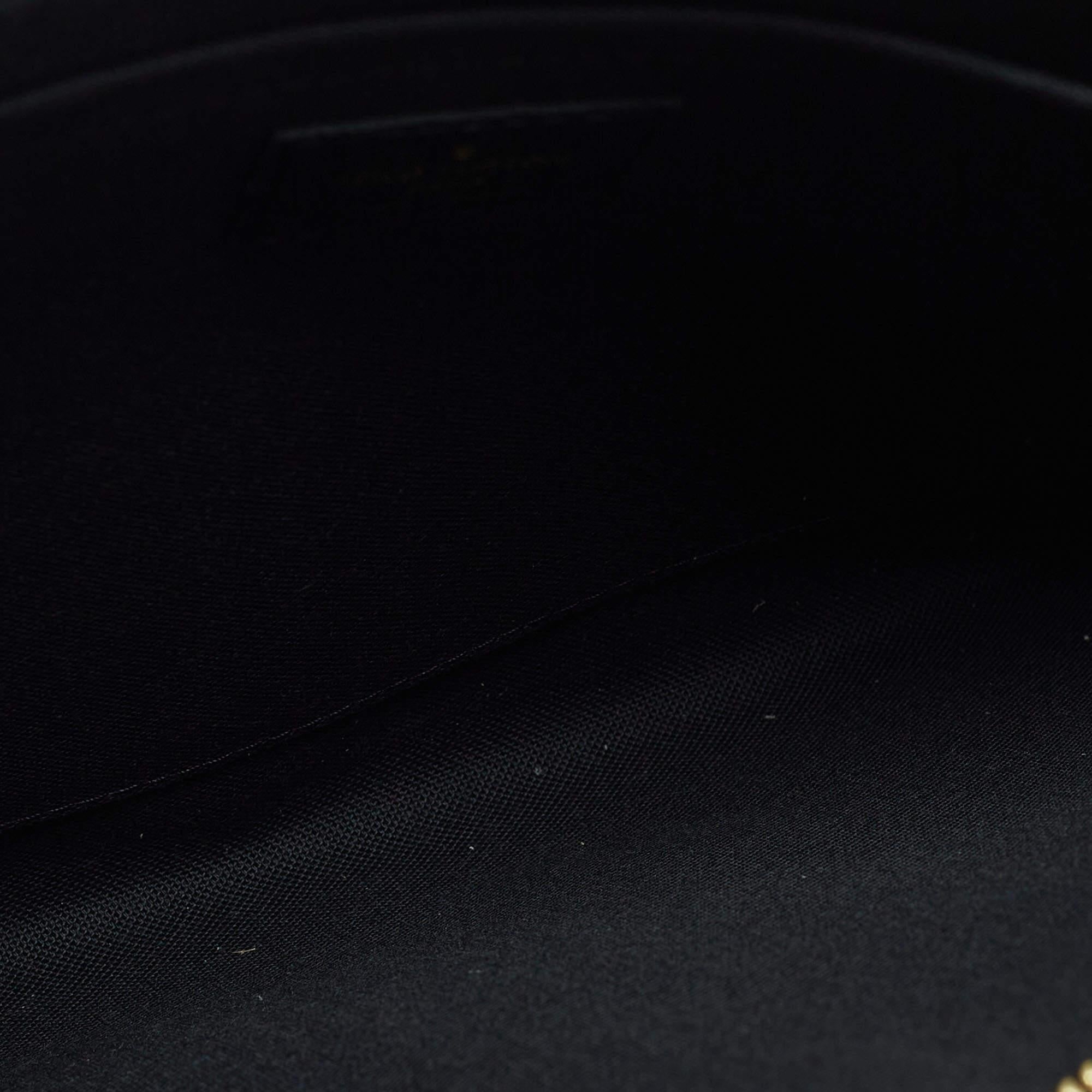 Louis Vuitton Black/Beige Monogram Empreinte Leather Daily Pouch 1