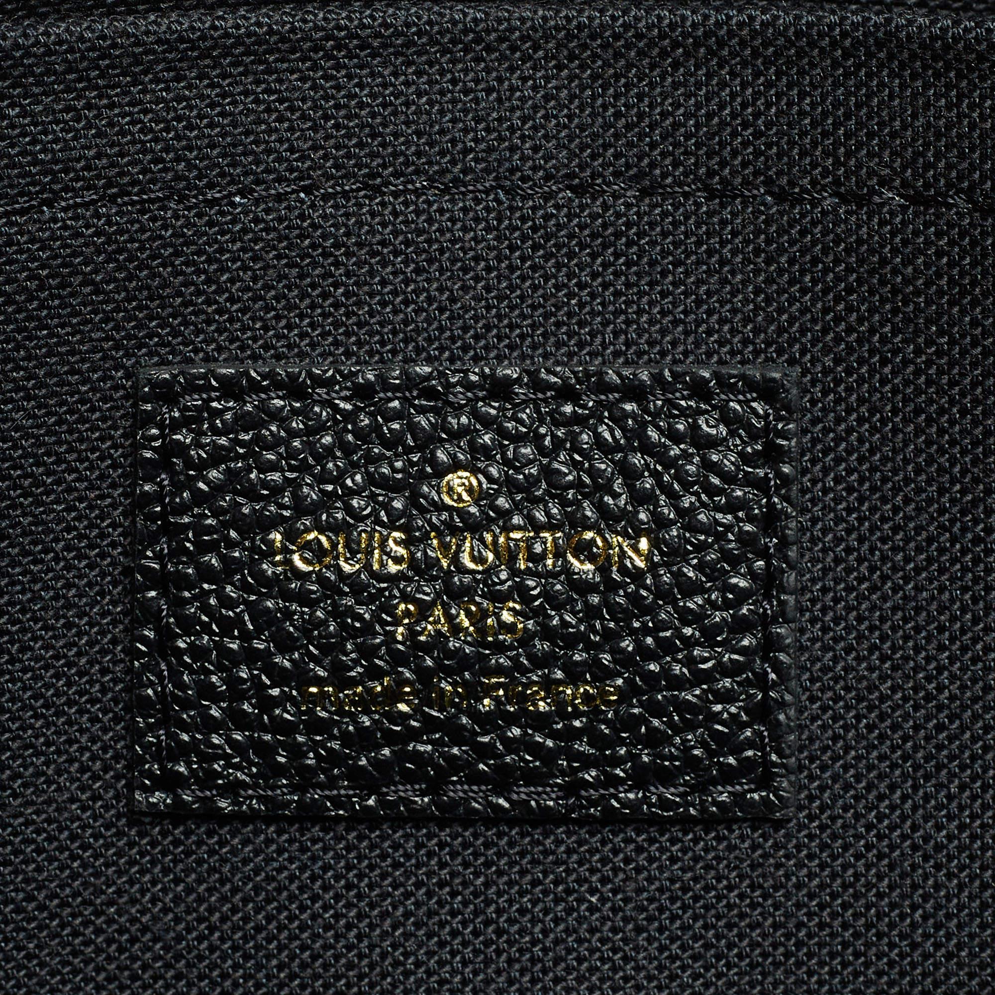 Louis Vuitton Black/Beige Monogram Empreinte Leather Daily Pouch 3