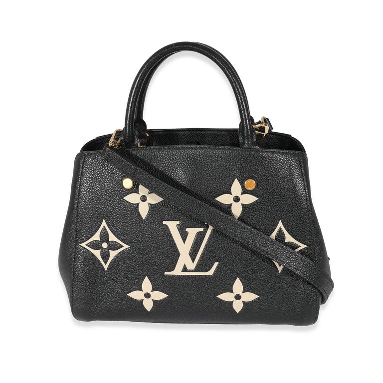 Louis Vuitton Montaigne BB Empreinte Black Leather