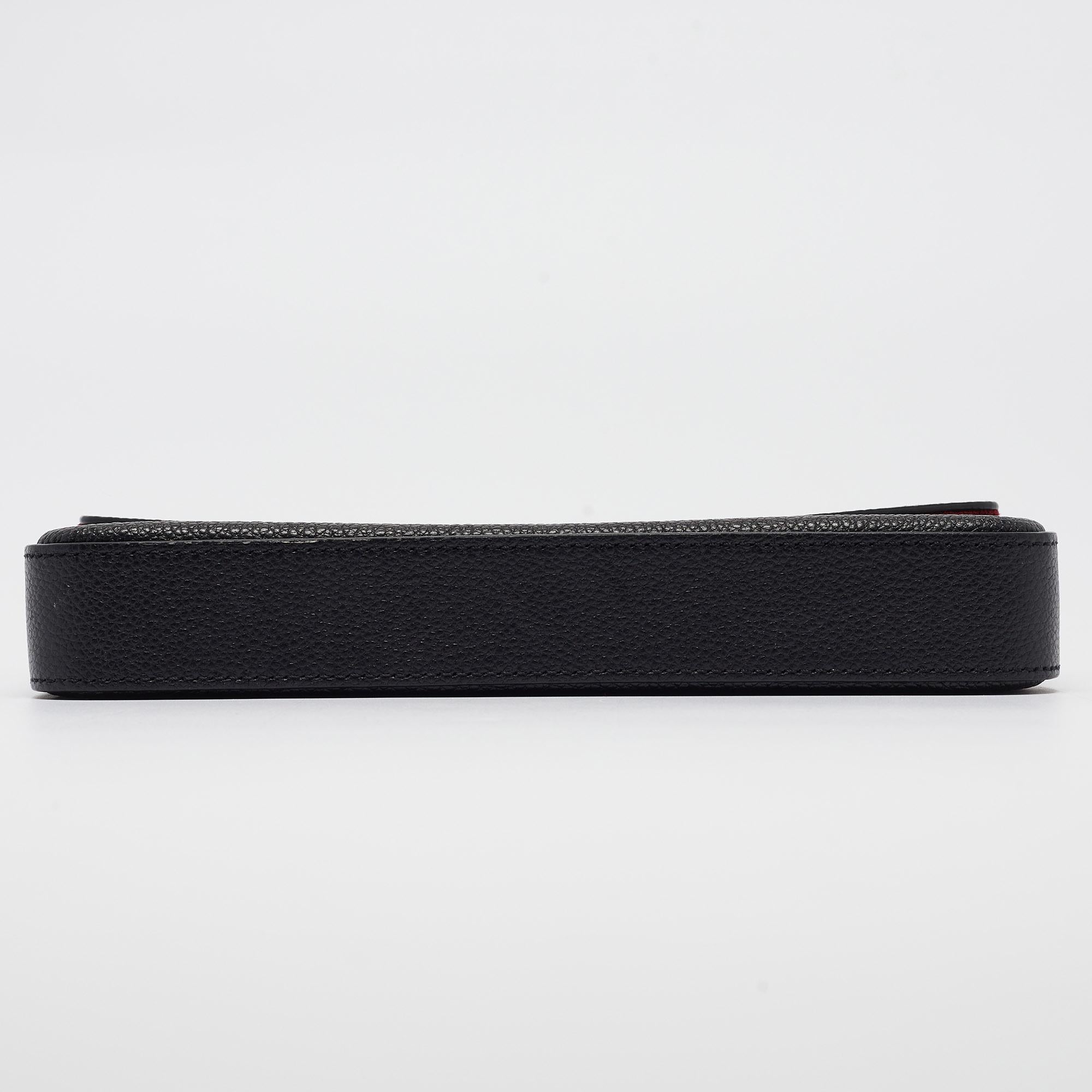 Louis Vuitton Black/Beige Monogram Leather Félicie Pochette 8