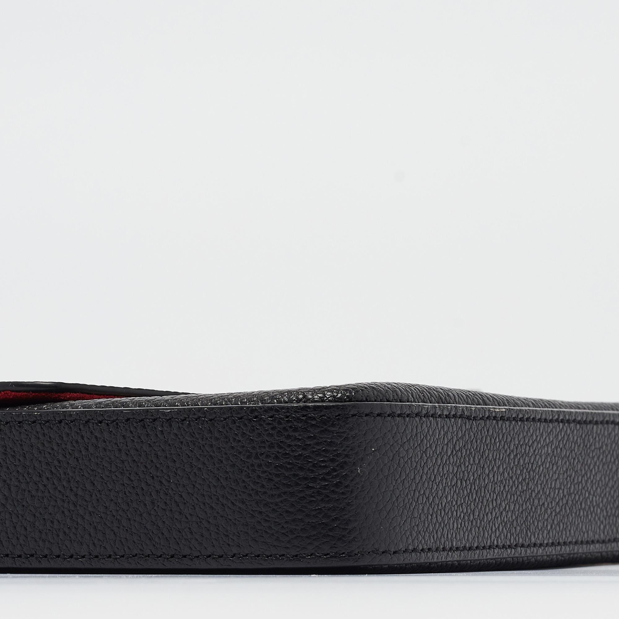 Louis Vuitton Black/Beige Monogram Leather Félicie Pochette 9