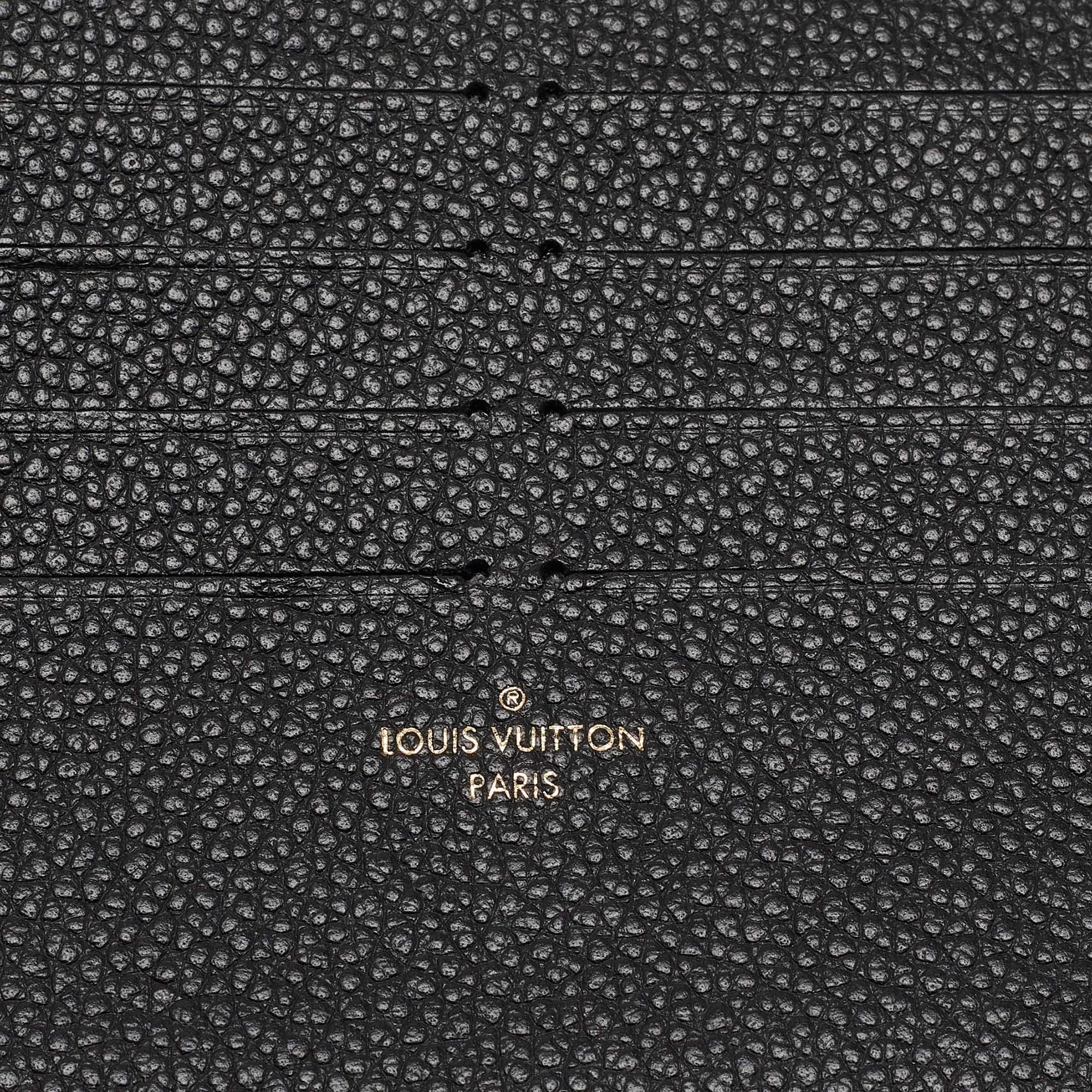 Women's Louis Vuitton Black/Beige Monogram Leather Félicie Pochette