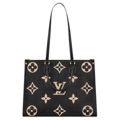 Louis Vuitton Black/Beige OnTheGo MM