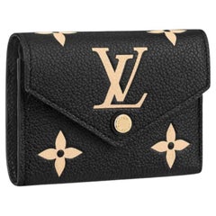 Louis Vuitton Black/Beige Victorine Wallet