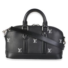 Louis Vuitton Black Blason Monogram Calfskin East West Alma
