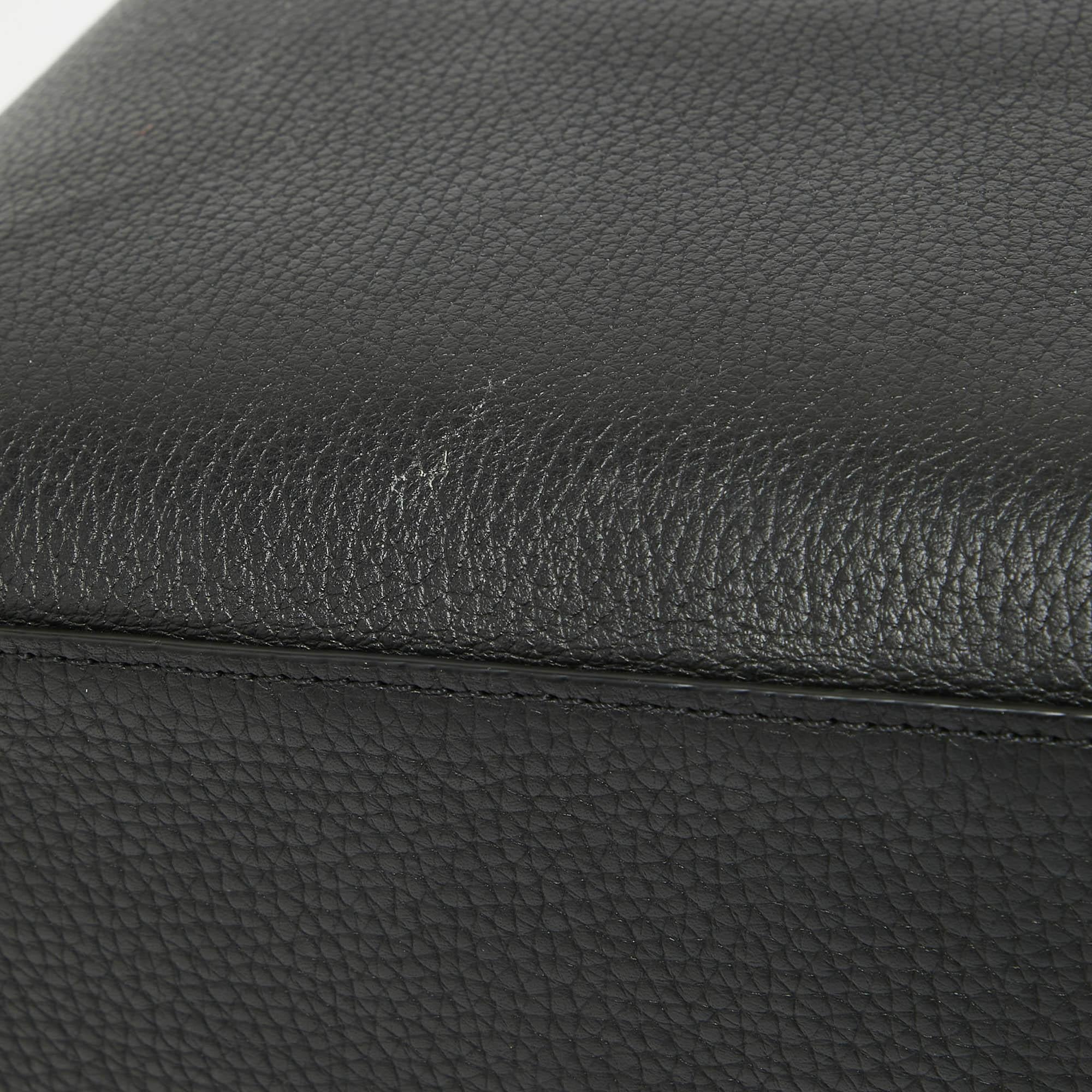 Louis Vuitton Black/Blue Taurillon Leather Capucines BB Bag 2