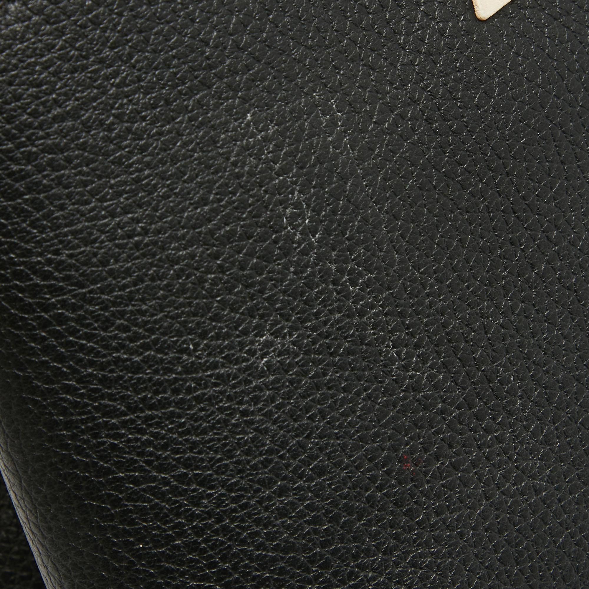 Louis Vuitton Black/Blue Taurillon Leather Capucines BB Bag 4