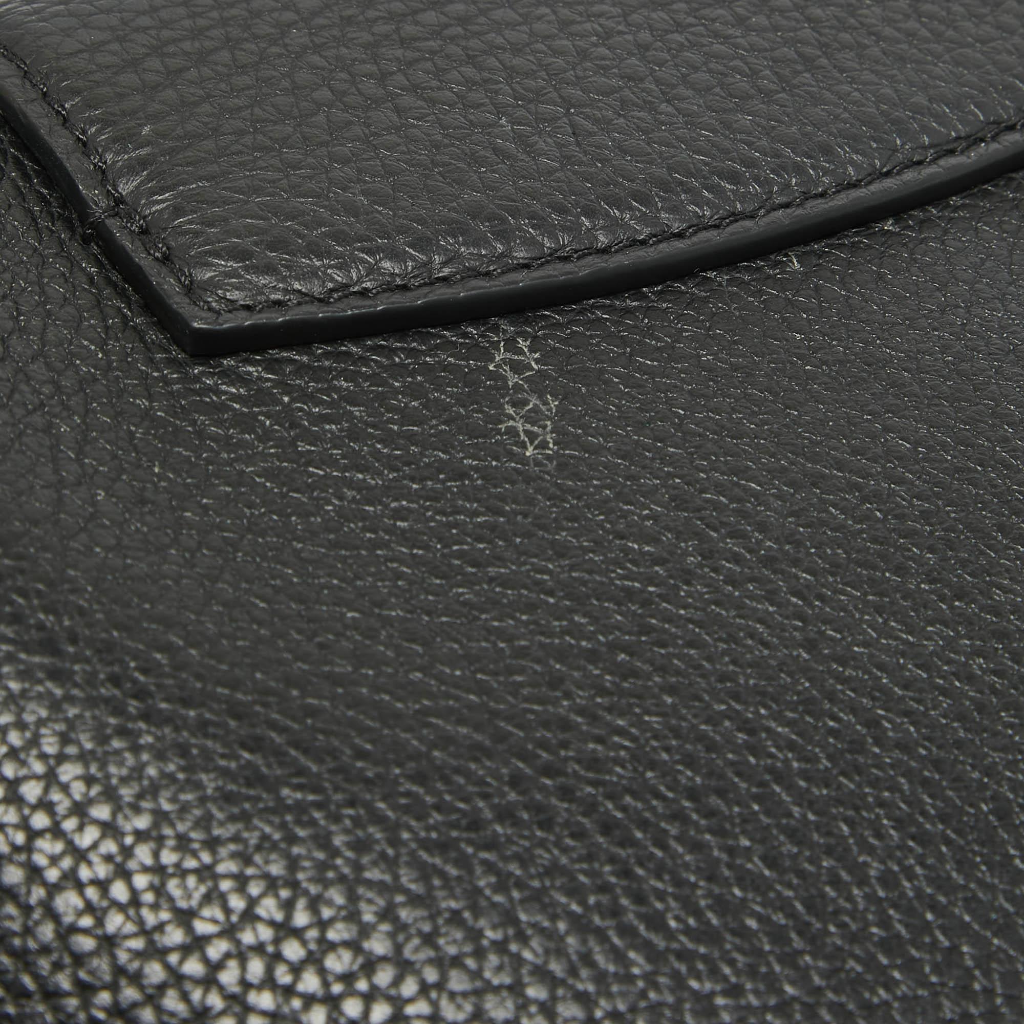 Louis Vuitton Black/Blue Taurillon Leather Capucines BB Bag 5