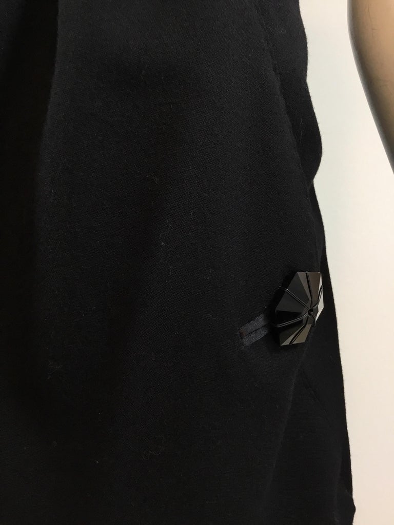 Louis Vuitton Black Boat Neck Evening Dress For Sale at 1stDibs
