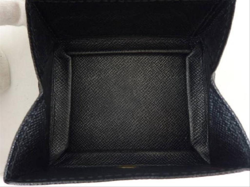 Louis Vuitton Black Box Epi Noir Boite 207378 Wallet For Sale 3
