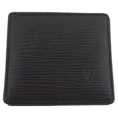 Louis Vuitton Negro Caja Epi Noir Mini Boite Piel 207378 Monedero Billetero Cambio