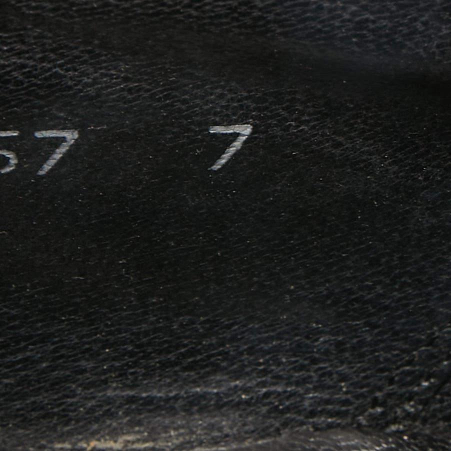 Louis Vuitton Black Brogue Leather Lace Up Derby Size 41 1