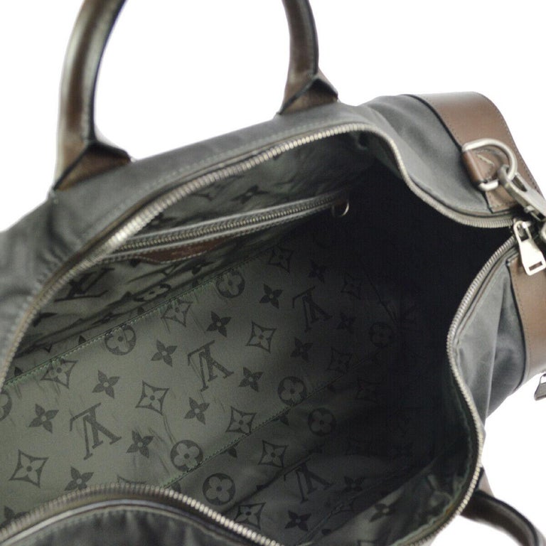 Louis Vuitton NEW Virgil Black SilverTravel Weekender Men's Women's Duffle  Bag at 1stDibs