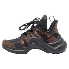 Louis Vuitton - Sneakers Archlight in pelle e nylon nero/marrone taglia 40