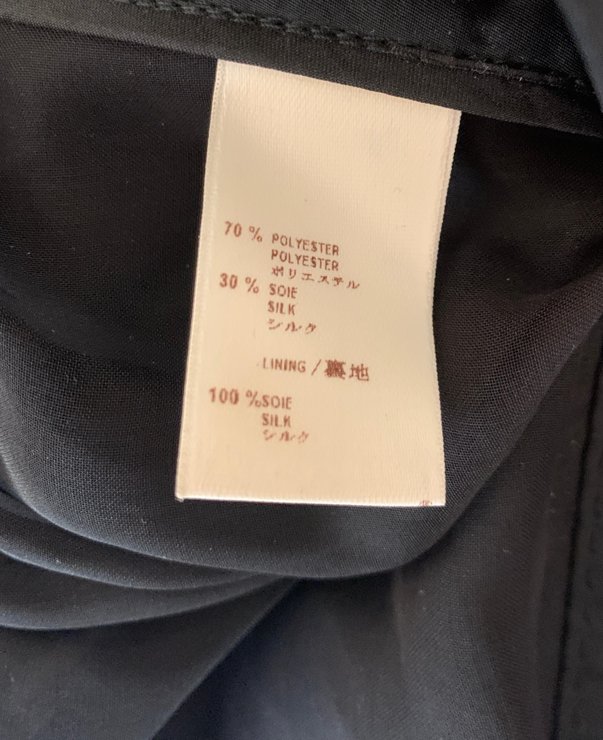 Louis Vuitton - Ensemble bustier et jupe noir avec nœud sur les épaules en vente 7