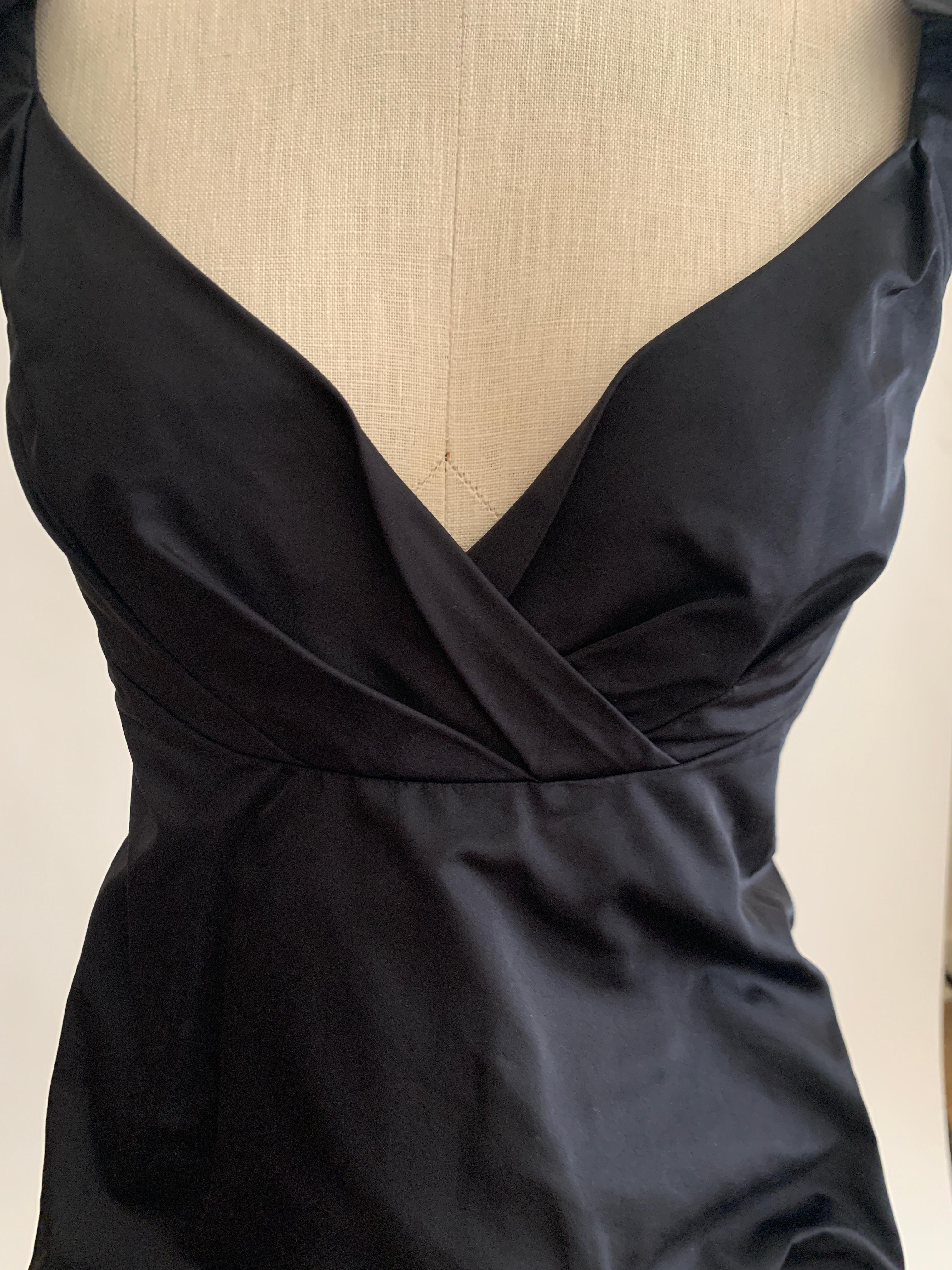 Louis Vuitton - Ensemble bustier et jupe noir avec nœud sur les épaules Excellent état - En vente à San Francisco, CA