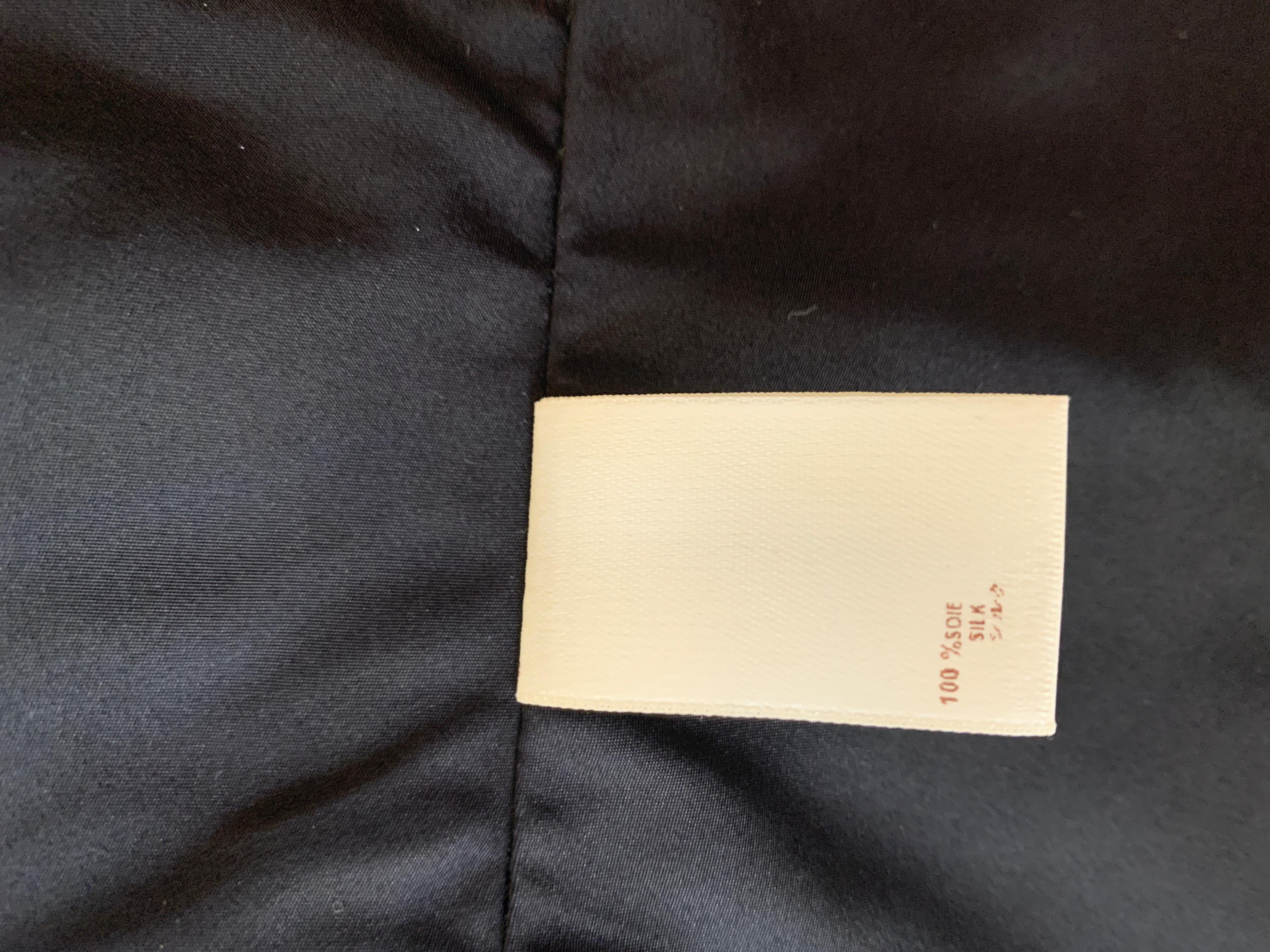 Louis Vuitton - Ensemble bustier et jupe noir avec nœud sur les épaules en vente 3