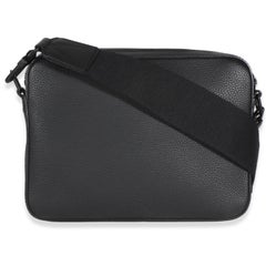 Louis Vuitton Black Calfskin Aerogram Fastline Messenger