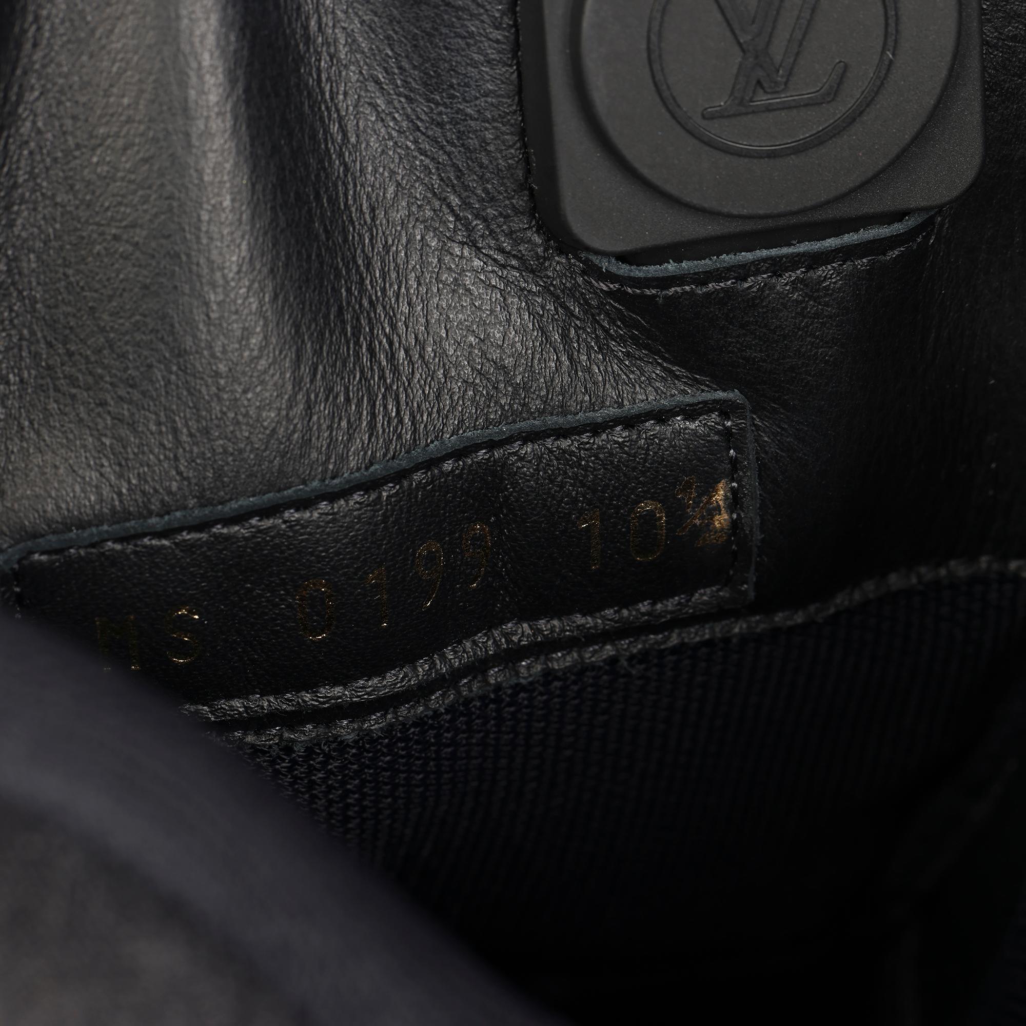 Louis Vuitton Black Calfskin Leather Fiber Optic Light Up X408 High Top Sneakers 2