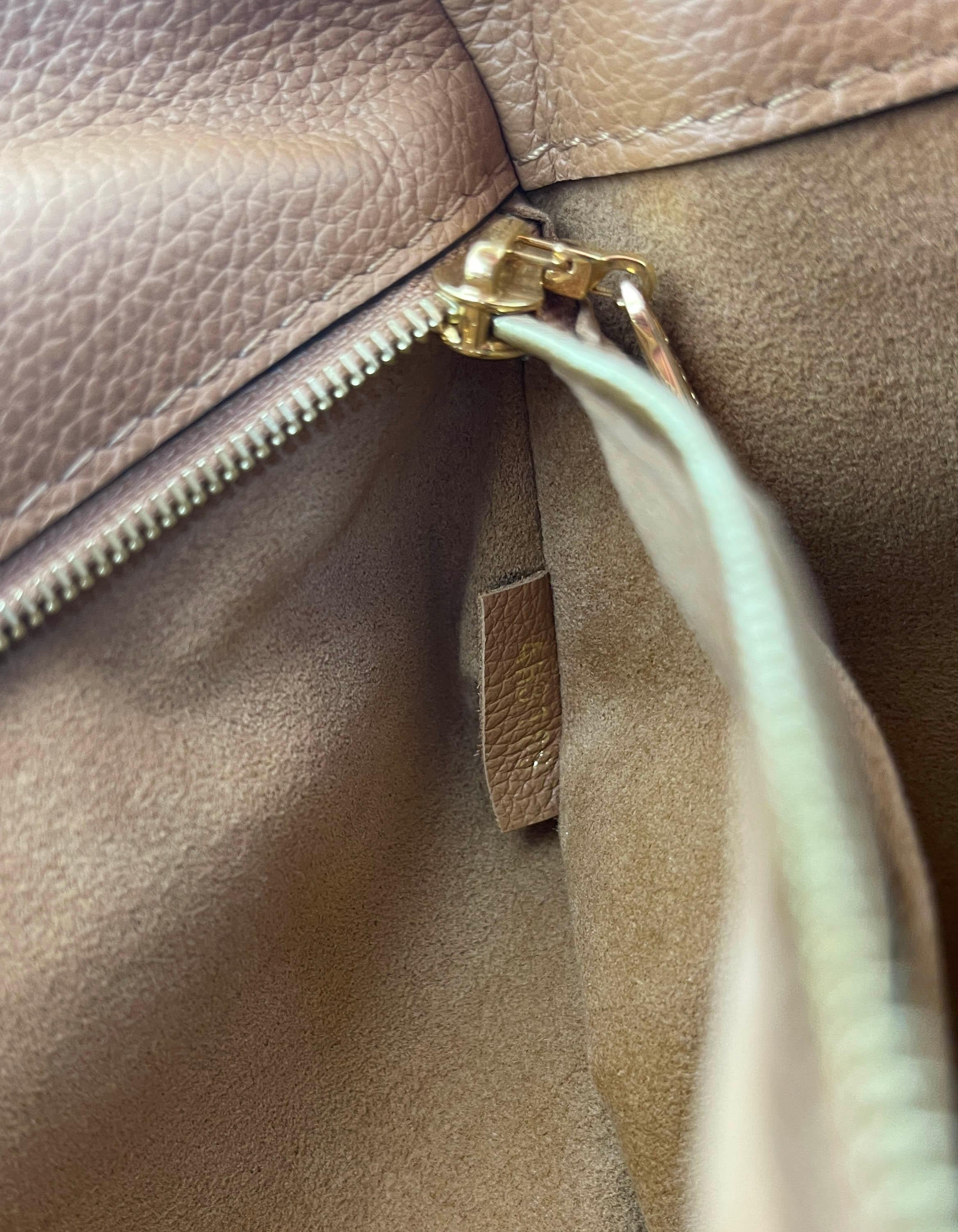 Louis Vuitton Black Calfskin Leather & Monogram On My Side Tote Bag w. Strap 3