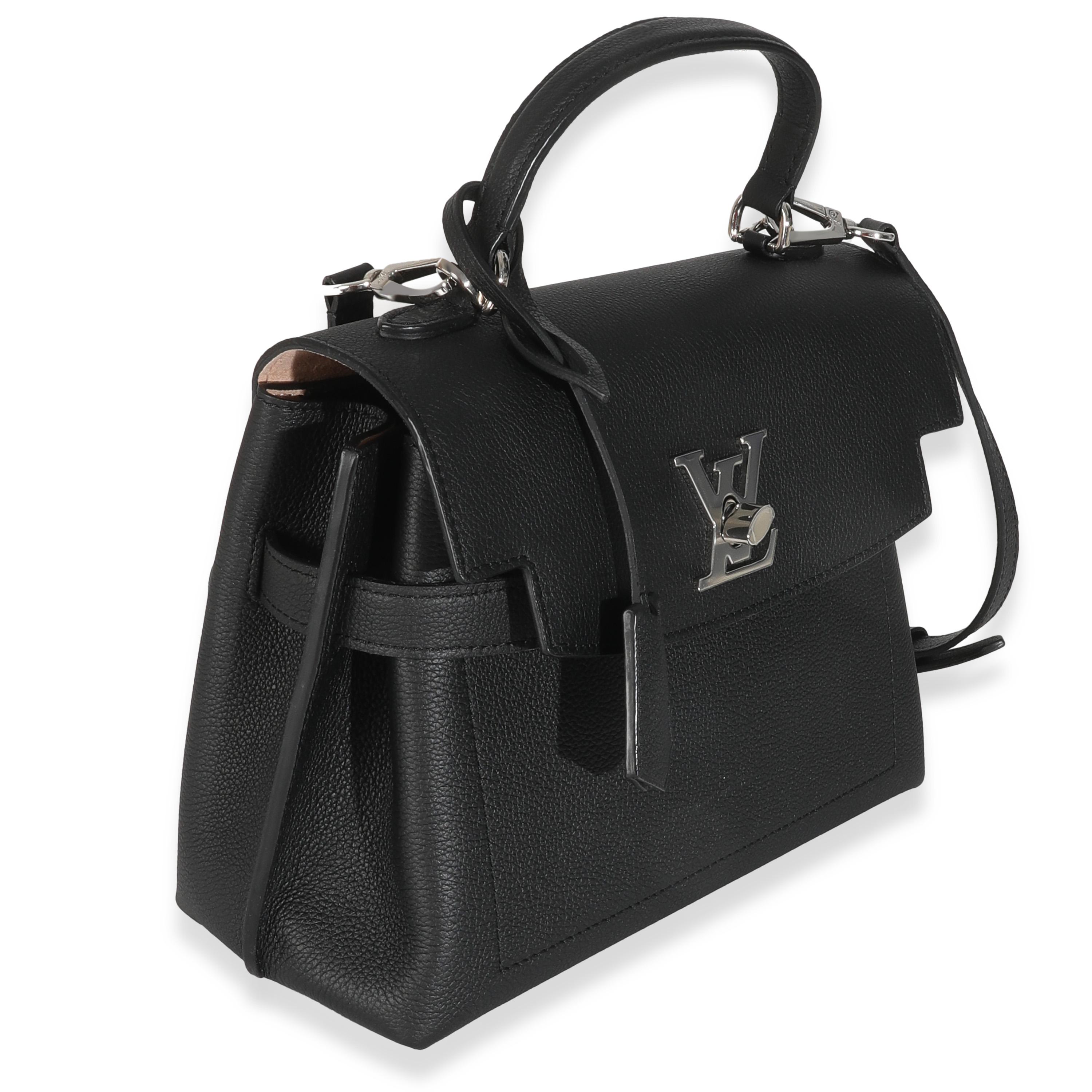 Louis Vuitton Schwarzes Kalbsleder Lockme Ever BB im Zustand „Hervorragend“ im Angebot in New York, NY