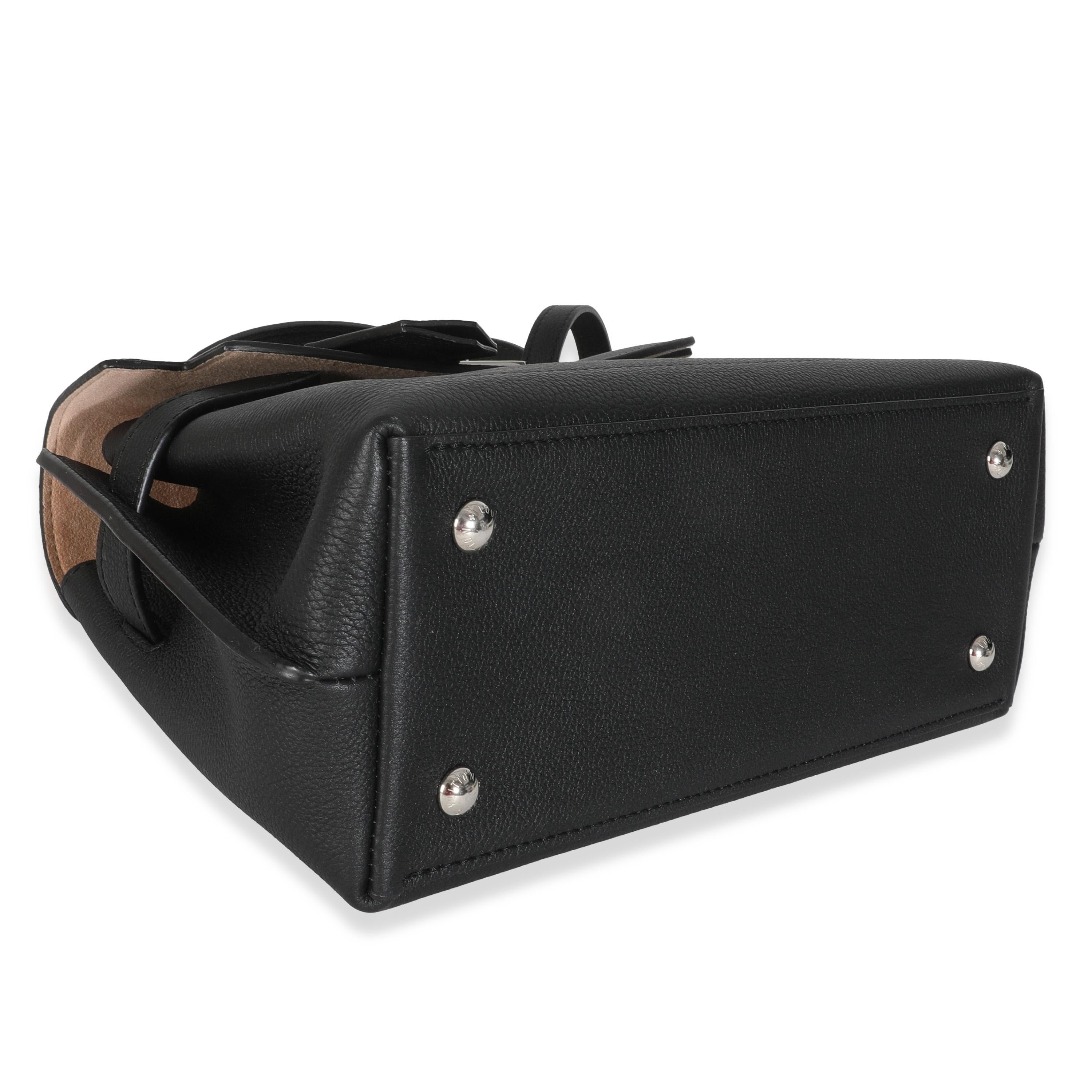 Louis Vuitton Schwarzes Kalbsleder Lockme Ever BB im Angebot 2