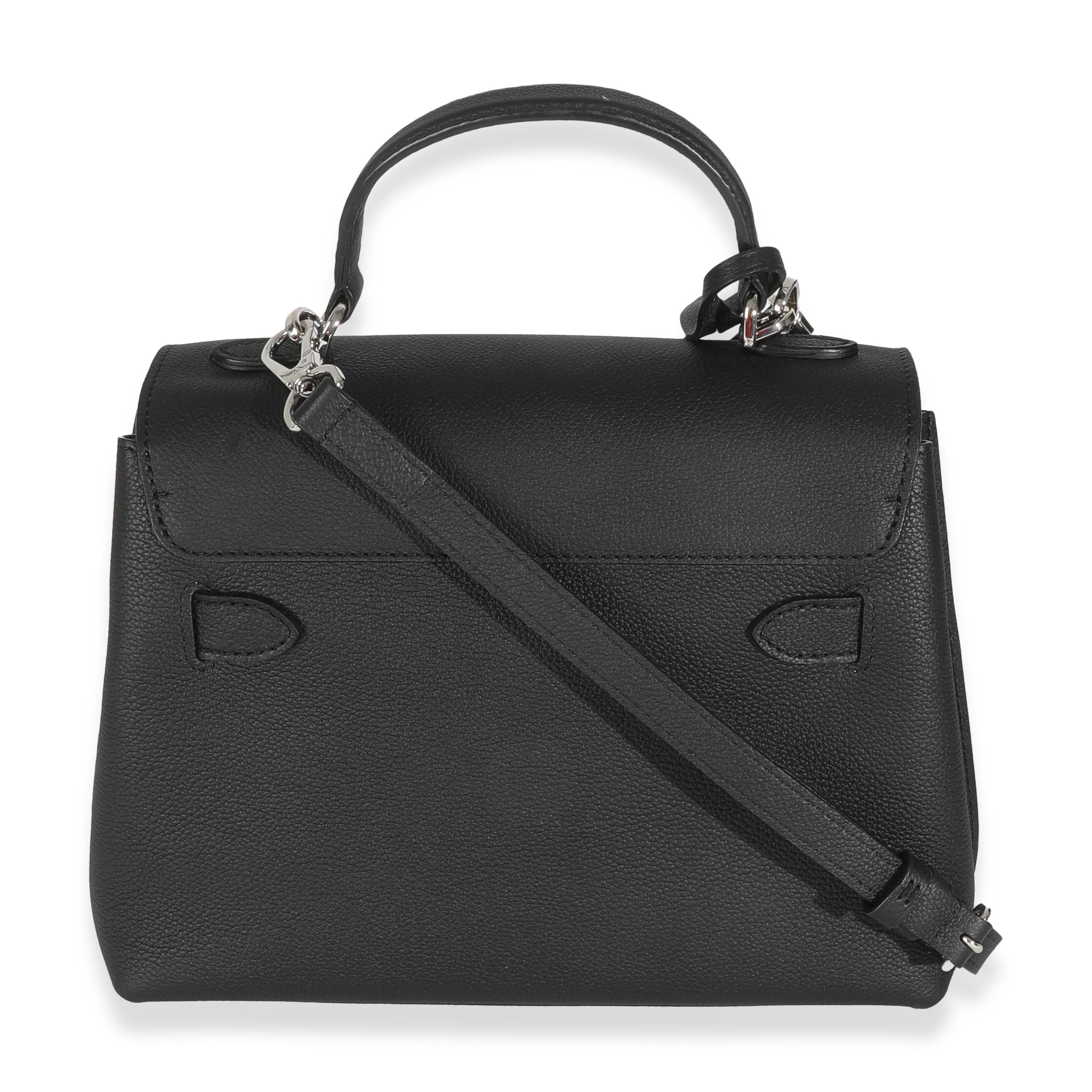 Louis Vuitton Schwarzes Kalbsleder Lockme Ever BB im Angebot 4