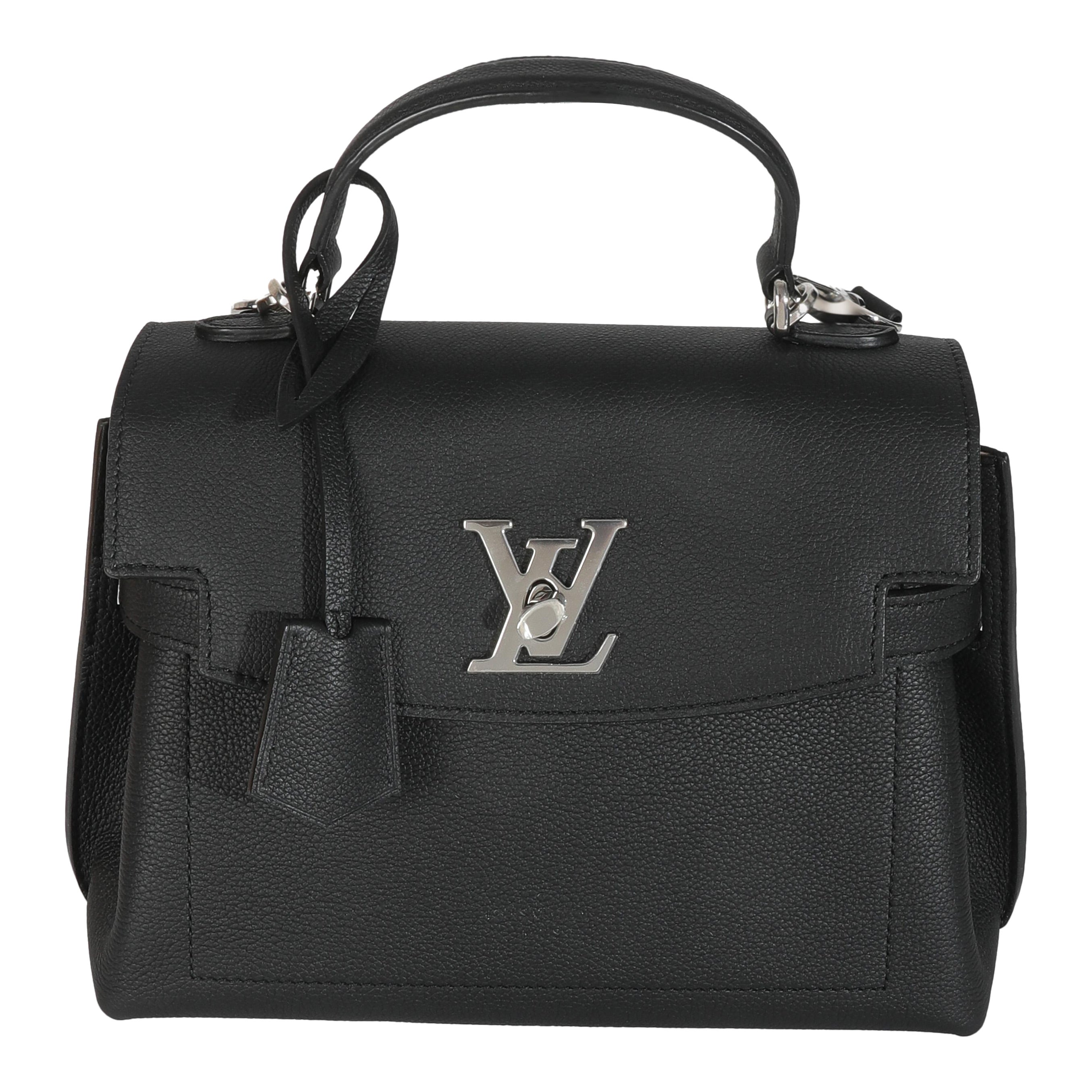 Louis Vuitton Piel de becerro negra Lockme Ever BB