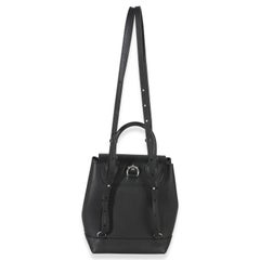 Louis Vuitton Black Calfskin Lockme Mini Backpack