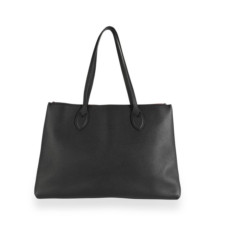 Lockme leather tote Louis Vuitton Black in Leather - 37895250