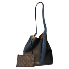 Louis Vuitton Black Calfskin Low Key MM Bucket