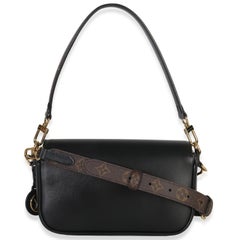 Louis Vuitton Black Calfskin Monogram Swing Bag