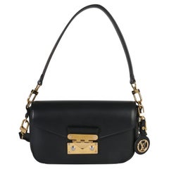 Louis Vuitton Black Calfskin Monogram Swing Bag