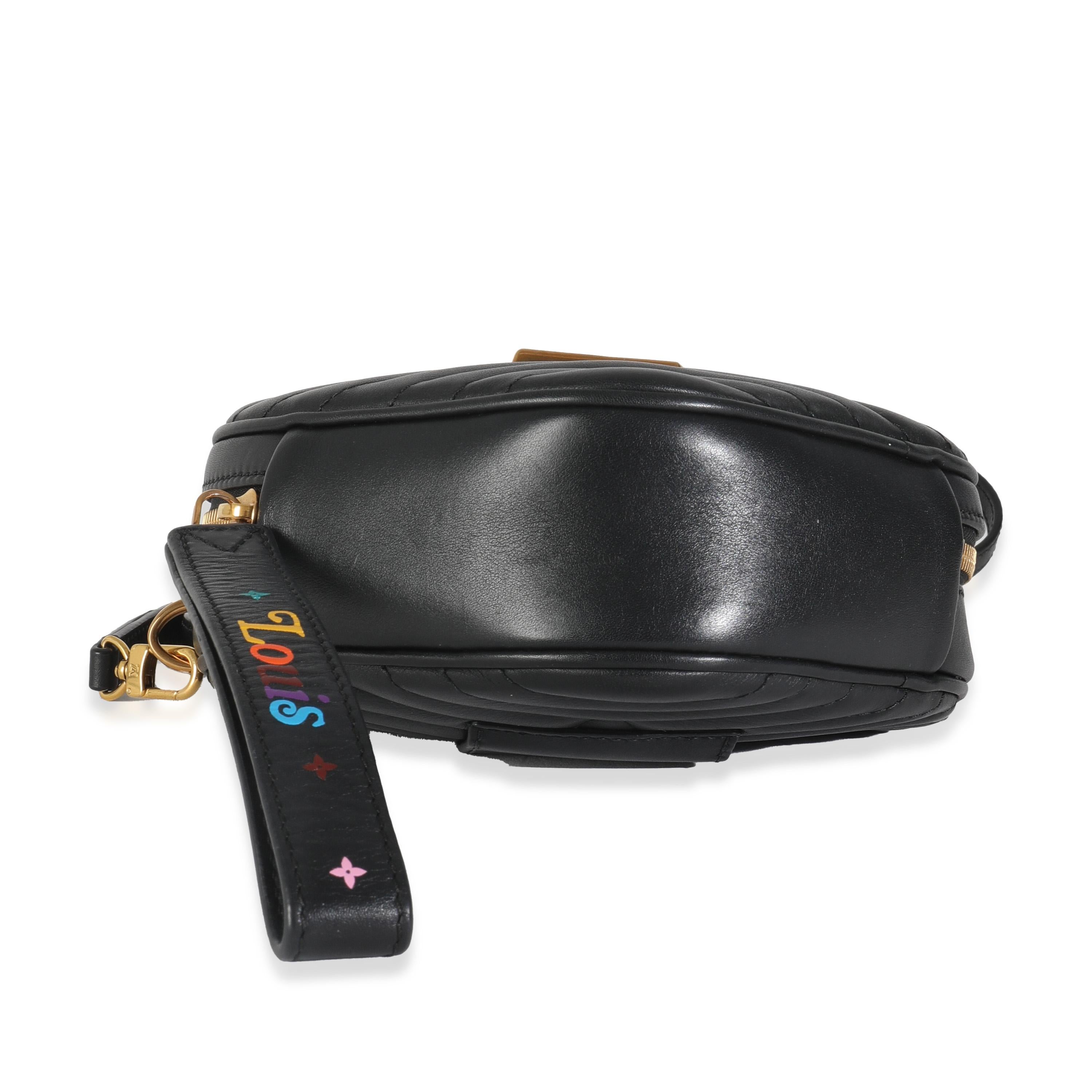 Louis Vuitton Black Calfskin New Wave Heart Bag For Sale 3
