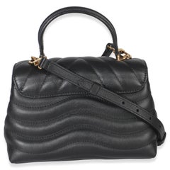 Louis Vuitton Black Calfskin New Wave Hold Me Top Handle Bag
