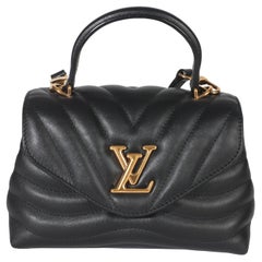 Louis Vuitton Black Calfskin New Wave Hold Me Top Handle Bag