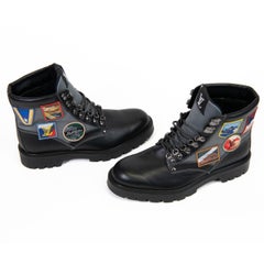 Louis Vuitton Stivali alla caviglia in pelle di vitello nera Oberkampf 7