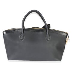 Louis Vuitton Black Calfskin Obsession Lockit East-West Bag