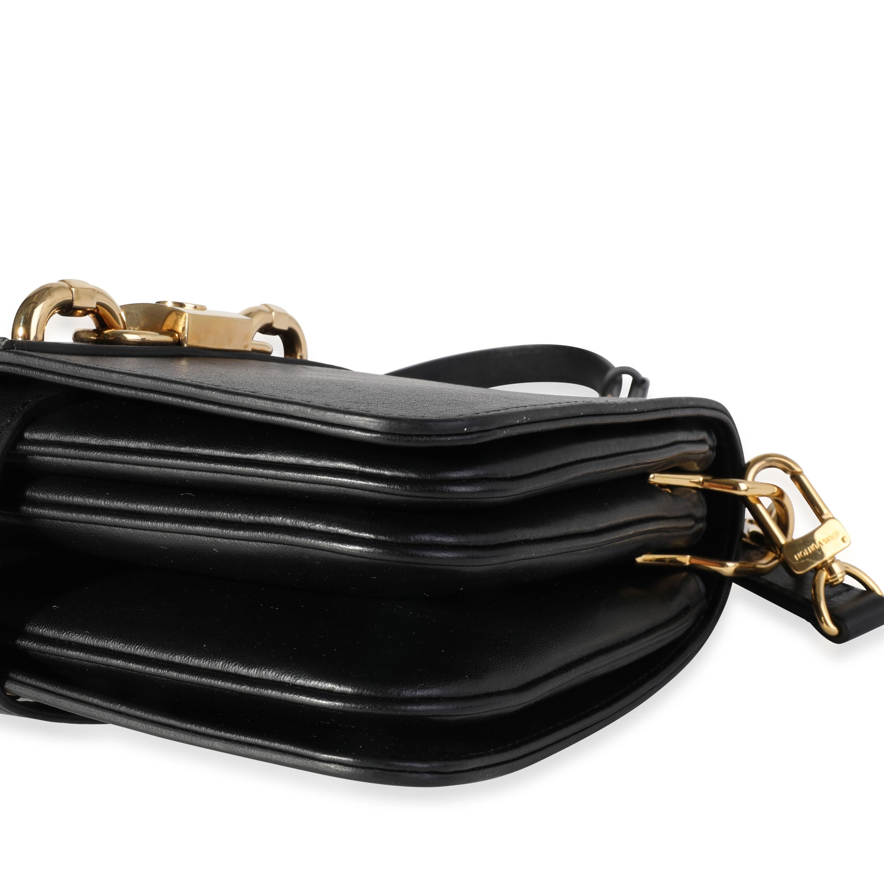 Women's Louis Vuitton Black Calfskin Rendez-Vous Bag