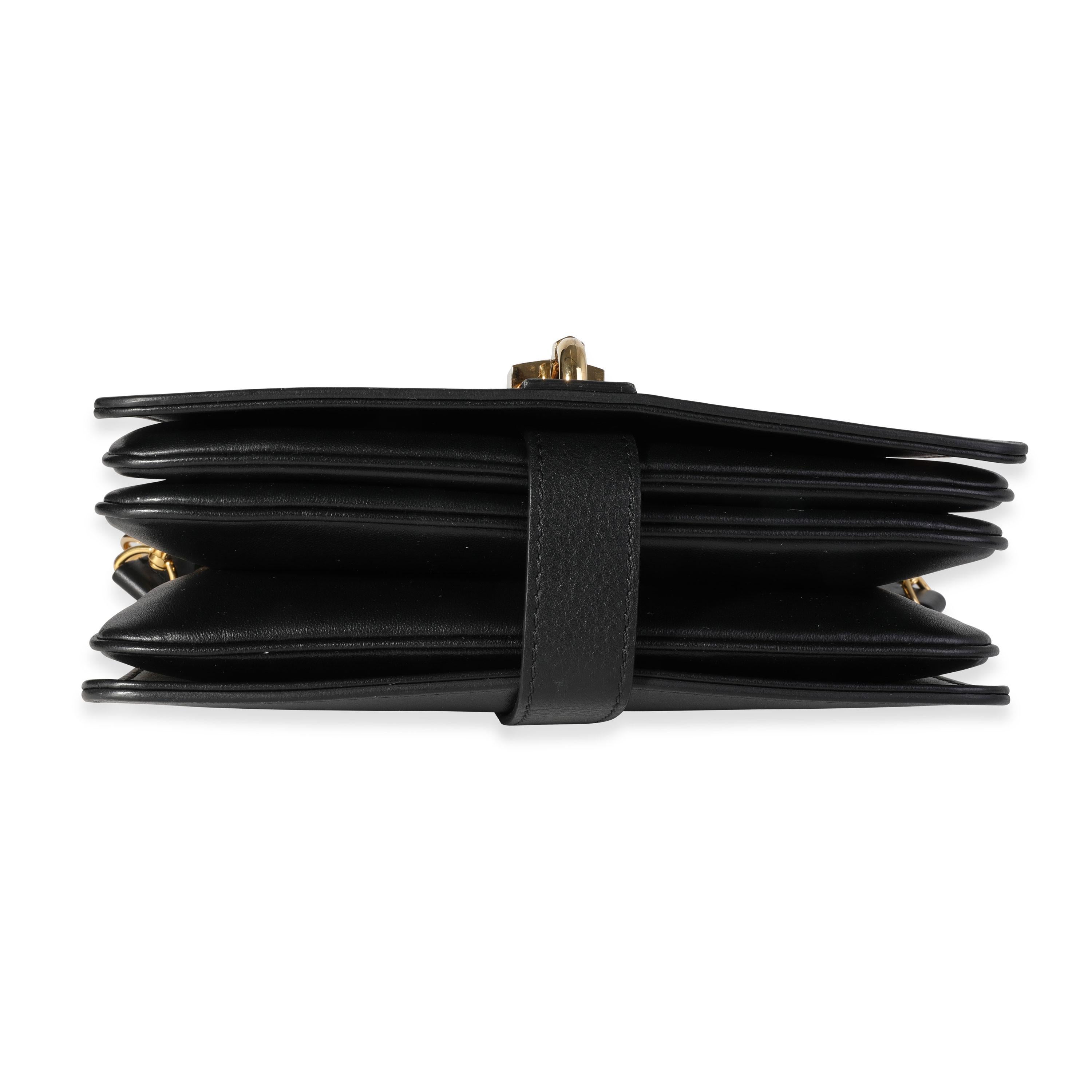 Louis Vuitton Black Calfskin Rendez-Vous Bag 1