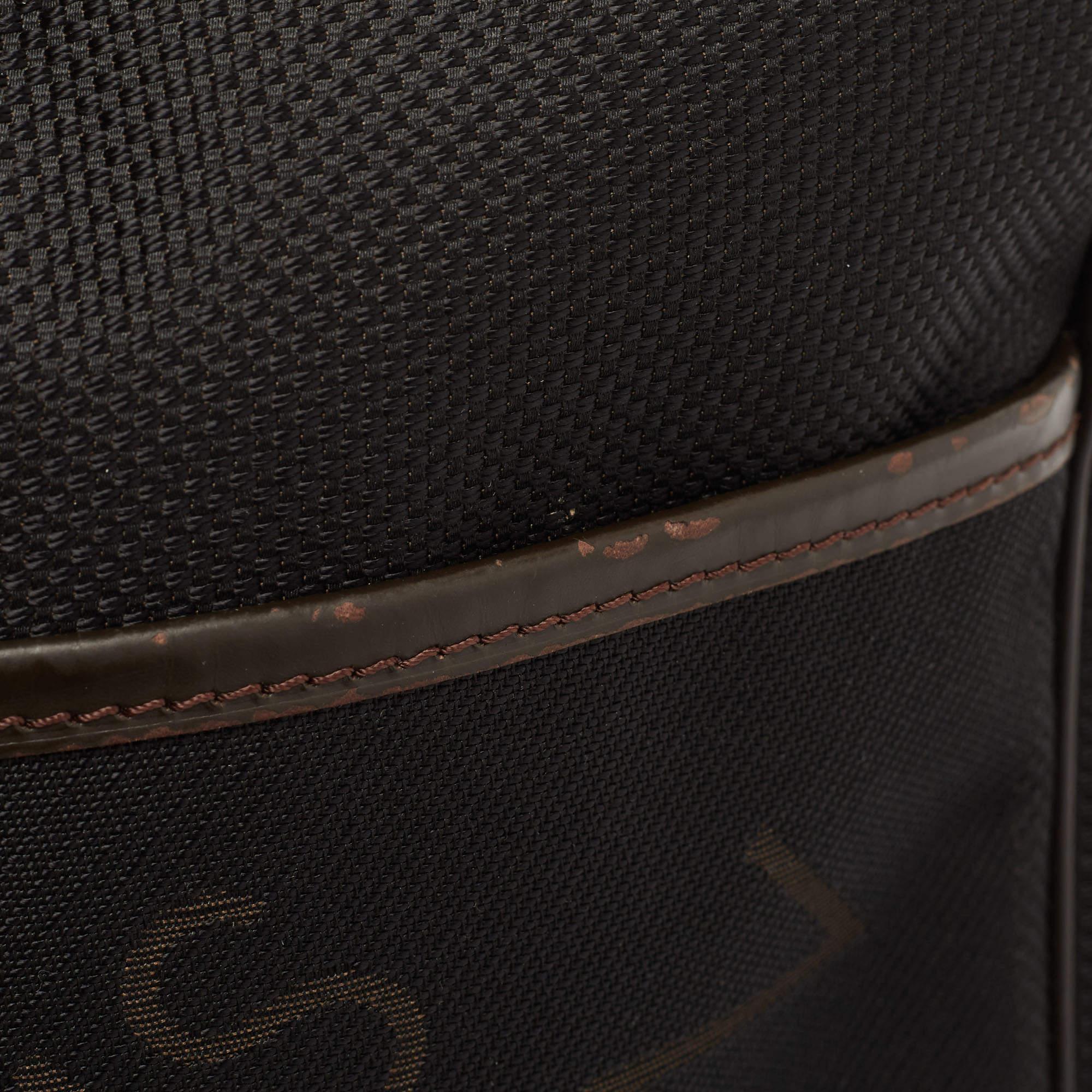 Louis Vuitton Black Canvas and Leather Geant Citadin Messenger Bag 2