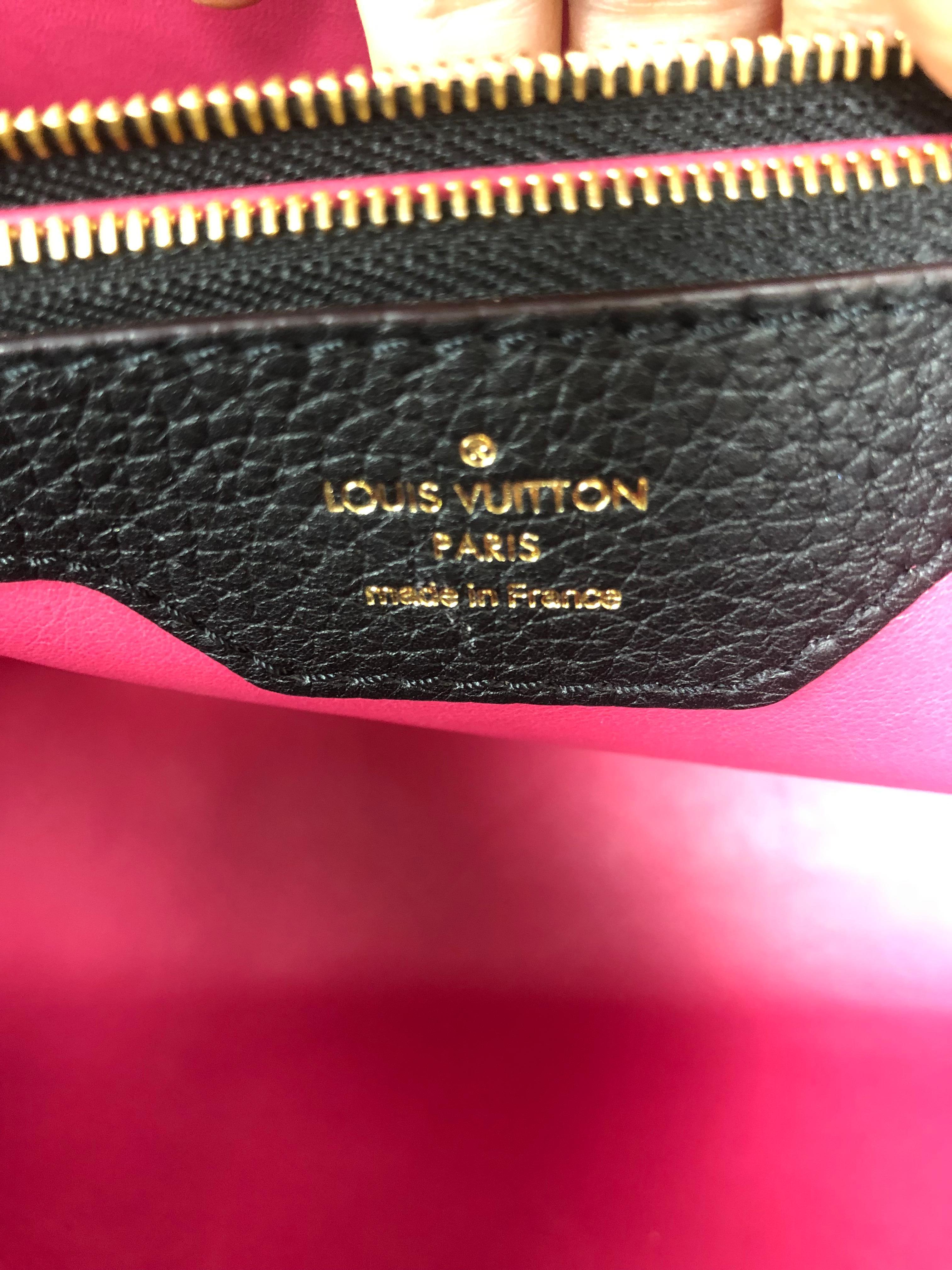 Louis Vuitton Black Capucines MM  13