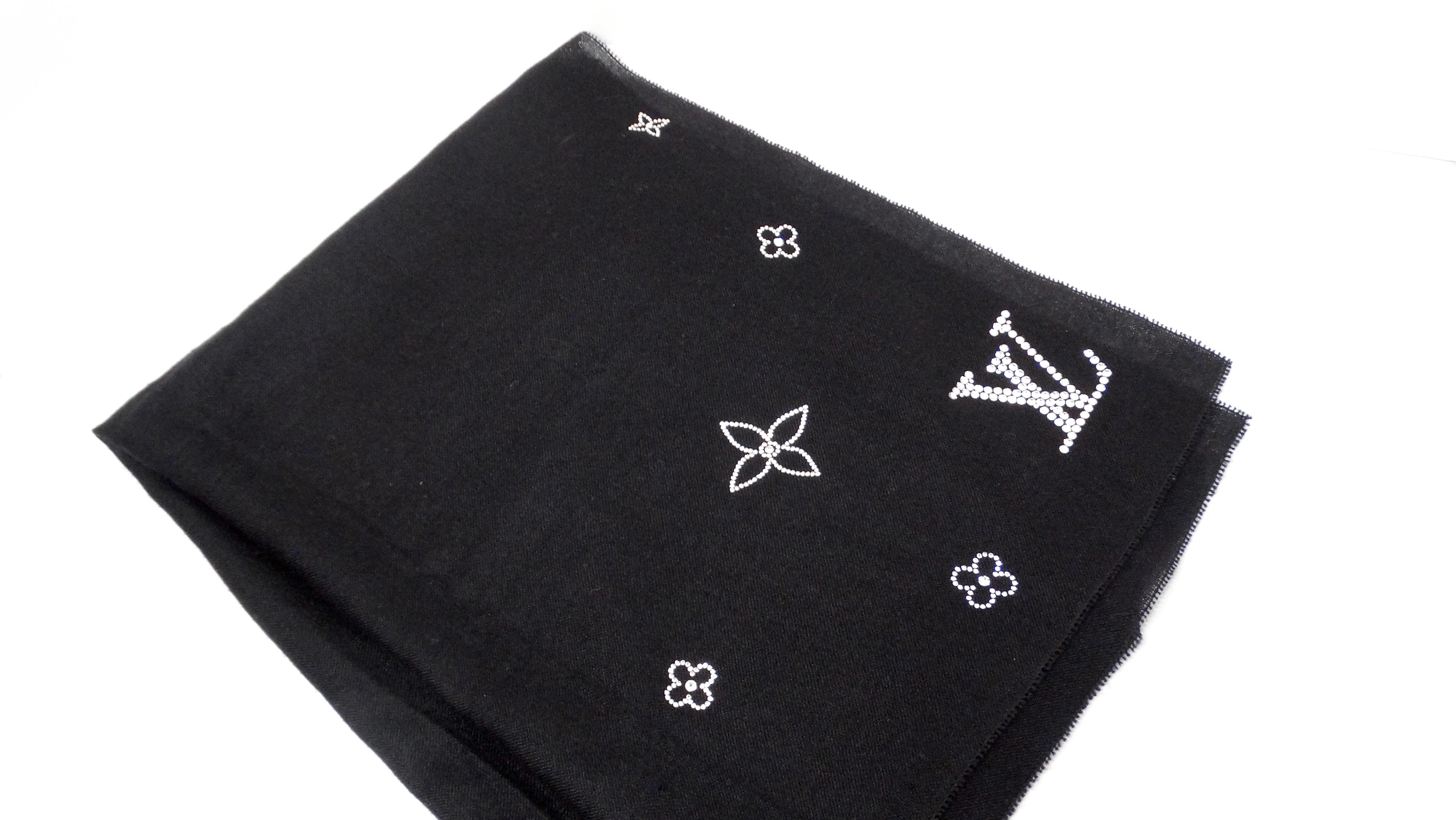 Introducing the Louis Vuitton Black Cashmere and Swarovski Crystal 