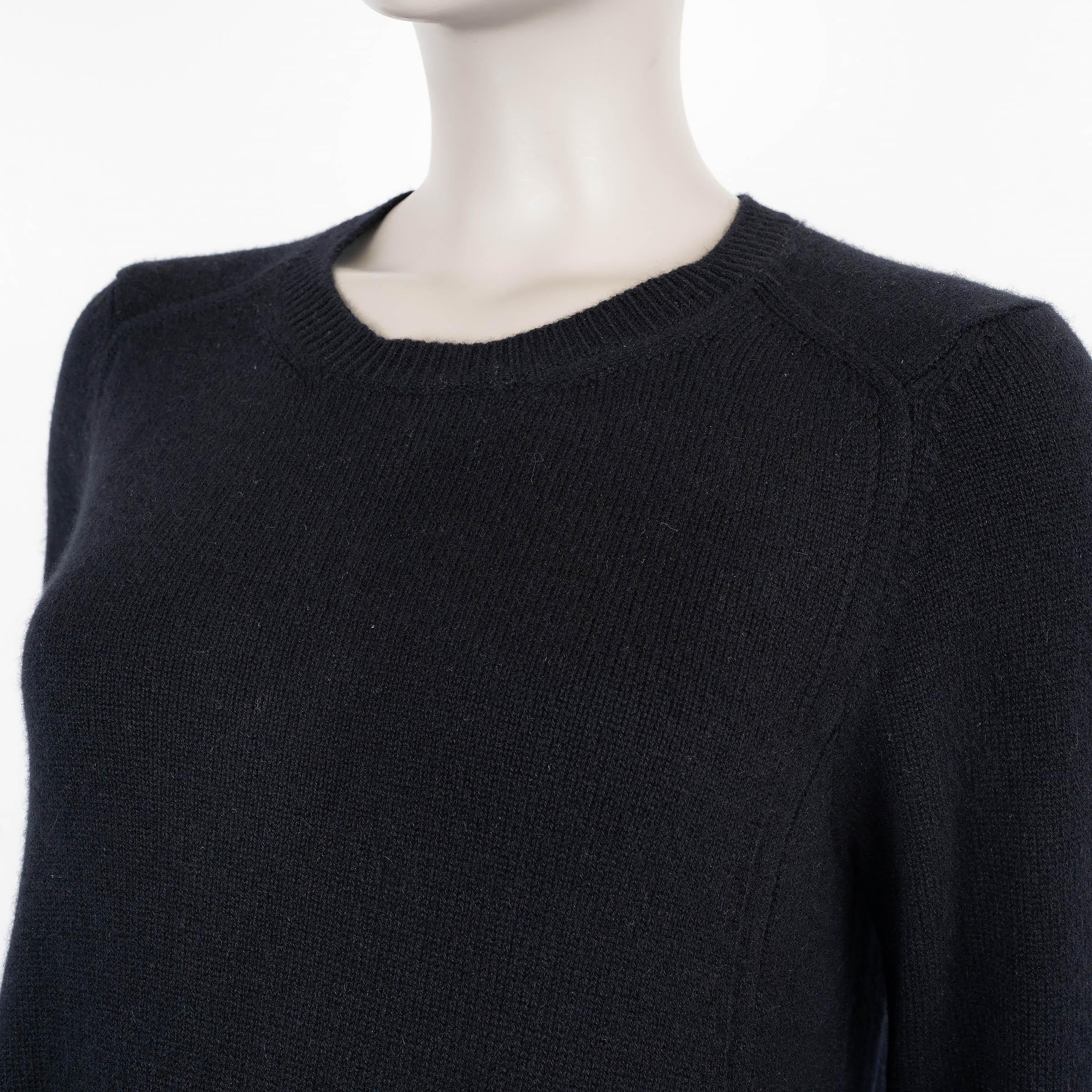 Donna LOUIS VUITTON abito in maglia di cashmere nera XL in vendita