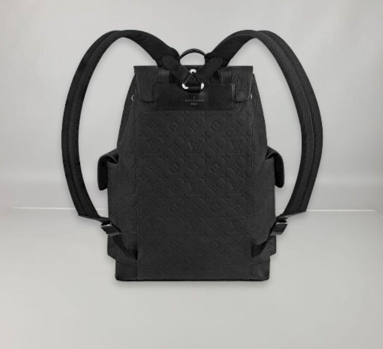 Louis Vuitton Black Christopher MM Backpack at 1stDibs