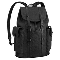 Louis Vuitton Black Christopher MM Backpack